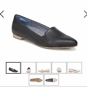 Dr. Scholl’s Anyways black pointed toe flat